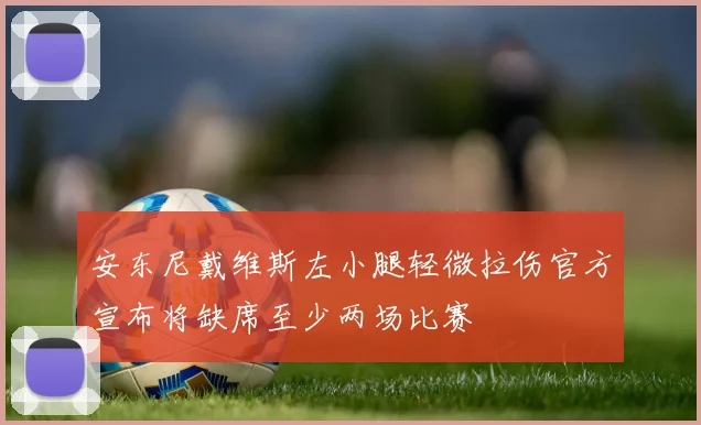 安东尼戴维斯左小腿轻微拉伤官方宣布将缺席至少两场比赛